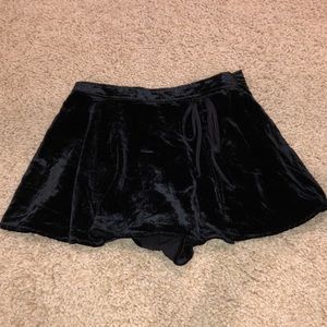 Free People Velvet Skort